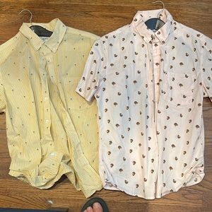 Two beach button downs